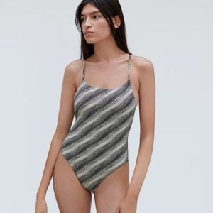 Everlane swimsuit The String One-Piece,  NWT, Size L